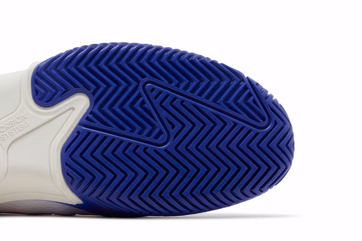 Adidas Barricade Lucid Blue Solar Red, view 6
