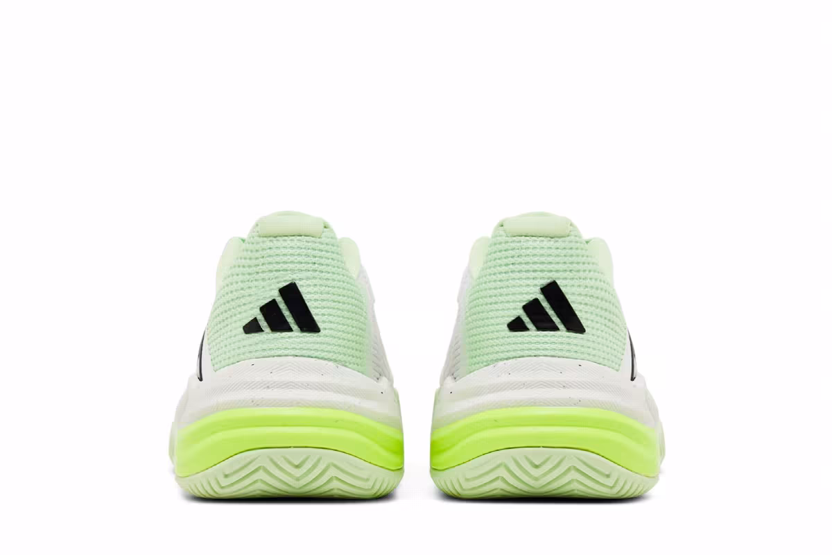adidas Barricade 13 White Semi Green Spark, view 7