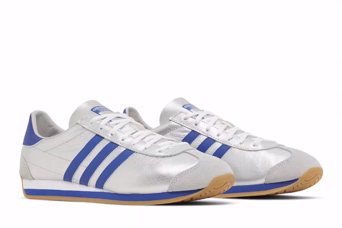 adidas Country OG Matte Silver Bright Blue, view 9