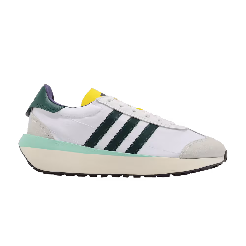 Adidas Country XLG White Collegiate Green Yellow