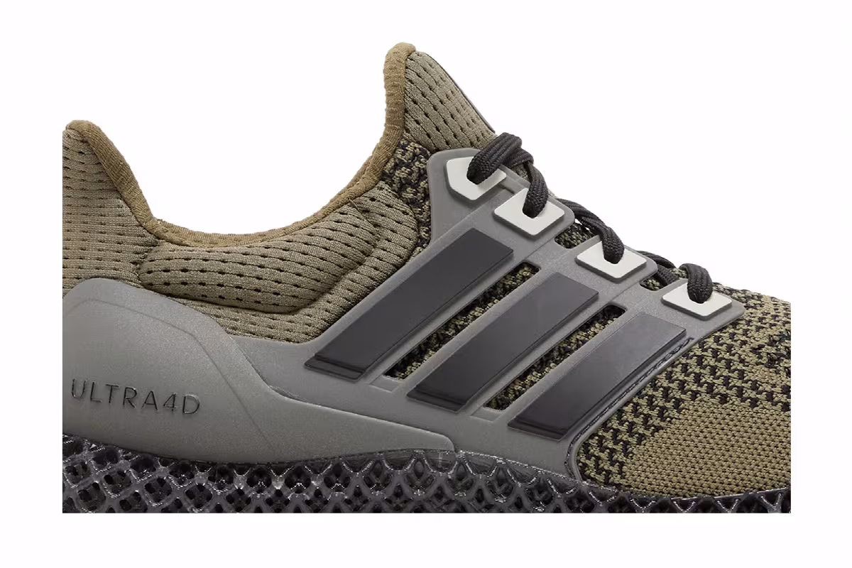 adidas Ultra 4D Olive Strata, view 3