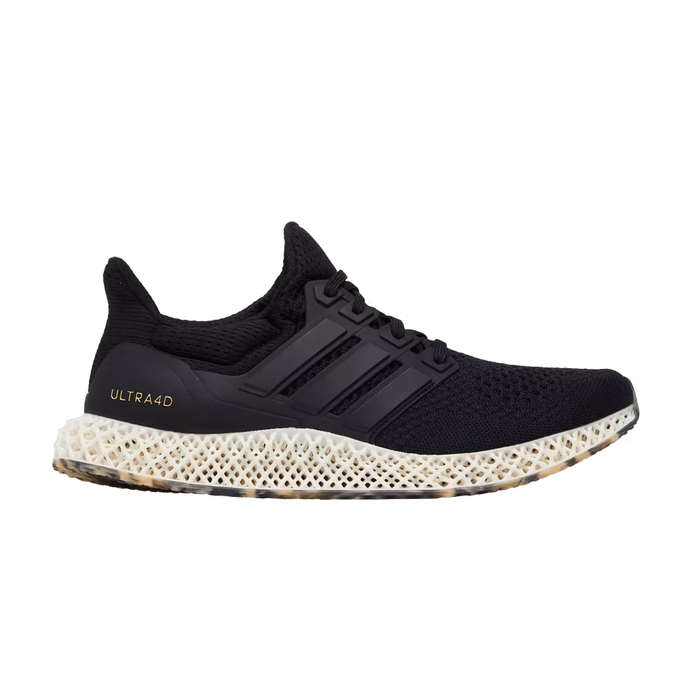 adidas Ultra 4D Black Gold Metallic