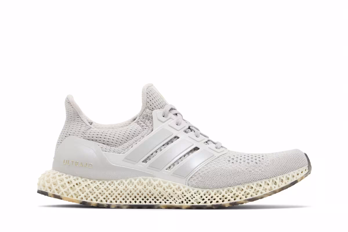 adidas Ultra 4D Grey Gold Metallic, view 2