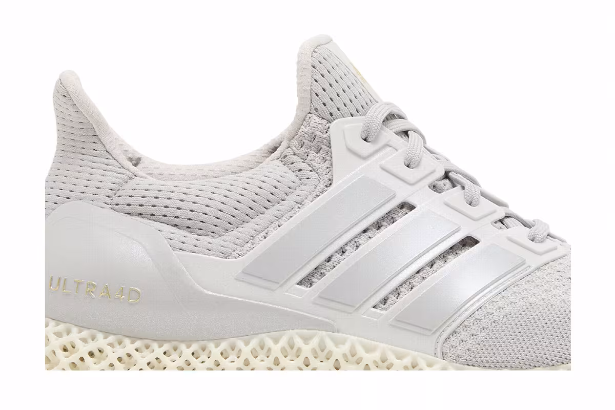 adidas Ultra 4D Grey Gold Metallic, view 3