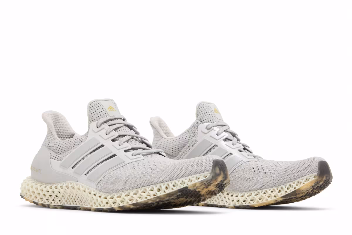 adidas Ultra 4D Grey Gold Metallic, view 9