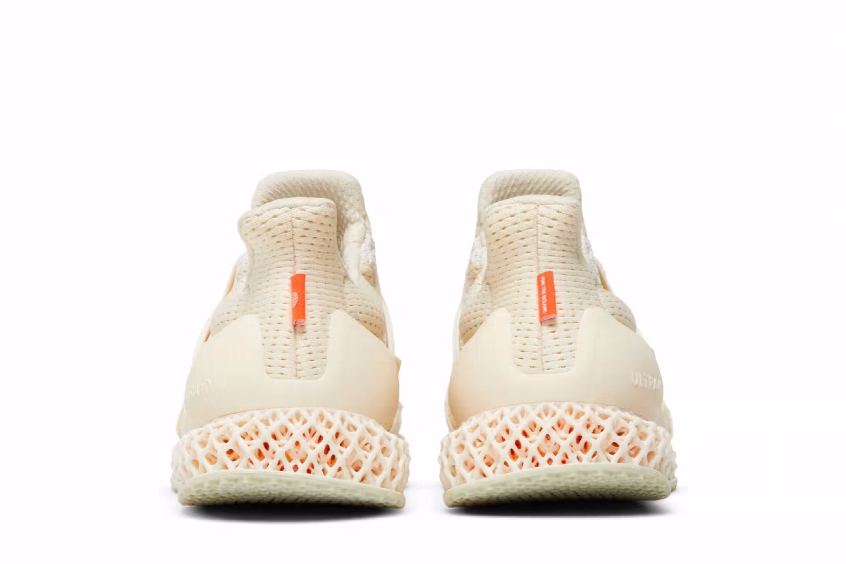 adidas Ultra 4D Wonder White Orange, view 7