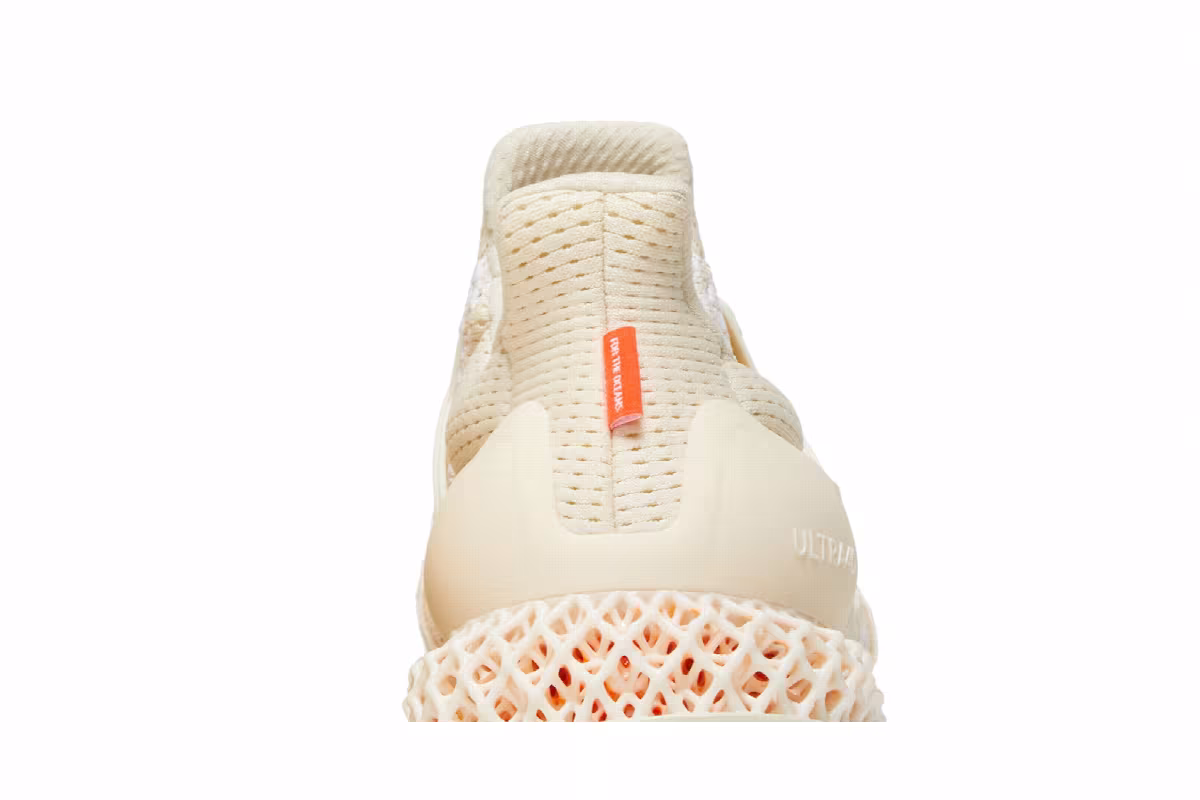 adidas Ultra 4D Wonder White Orange, view 8