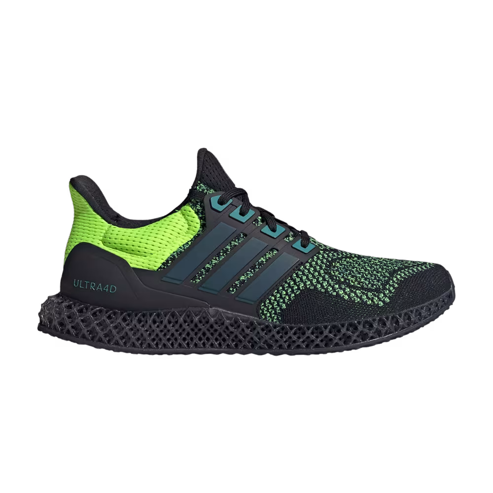 Adidas Ultra 4D Black Lucid Lemon