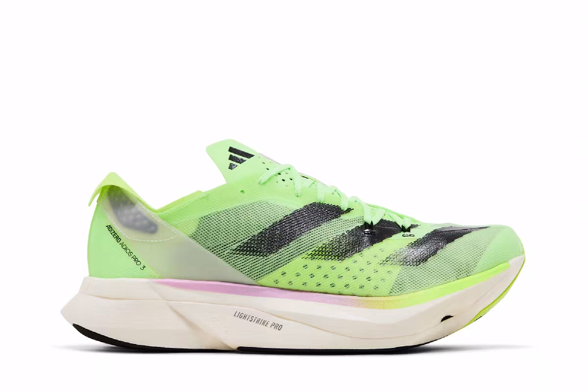adidas Adizero Adios Pro 3 Green Spark, view 2