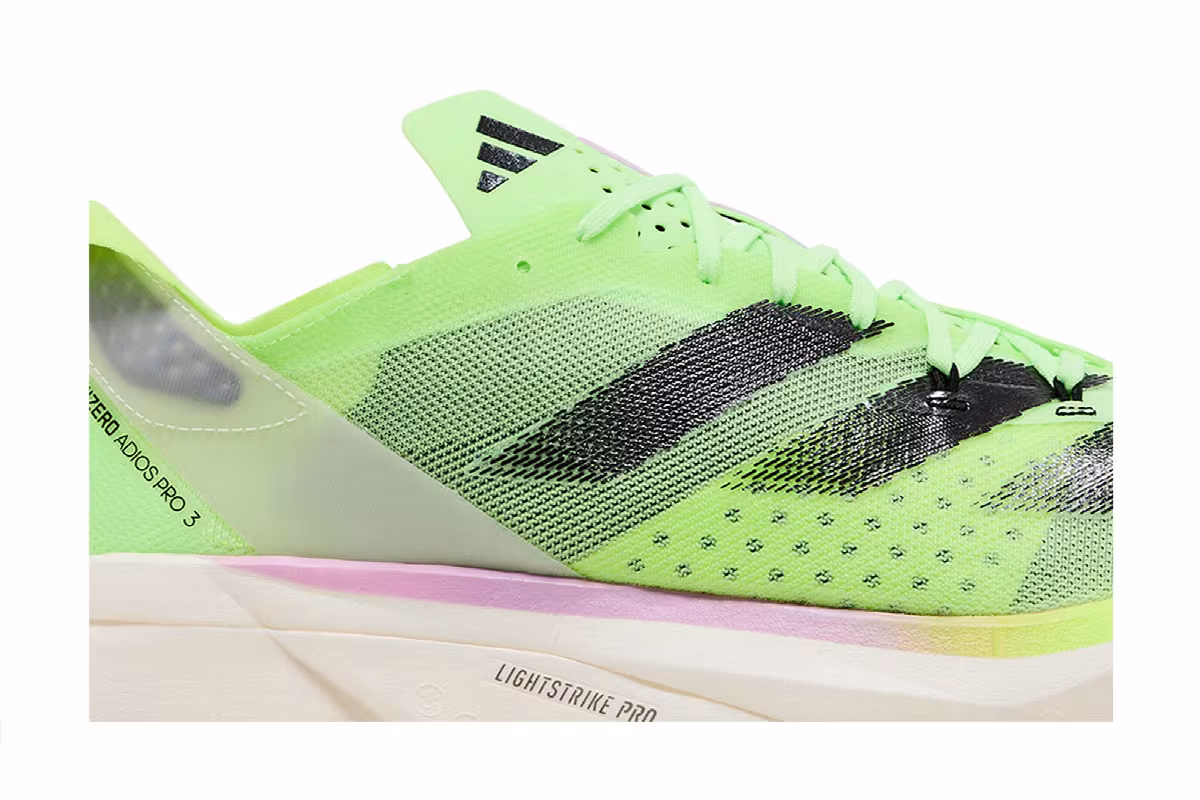 adidas Adizero Adios Pro 3 Green Spark, view 3