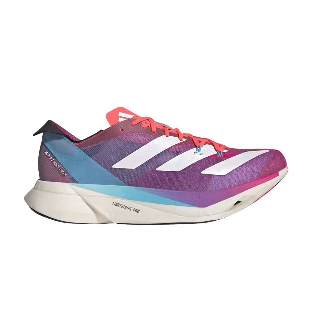 Adidas Adizero Adios Pro 3 Signal Pink Cyan