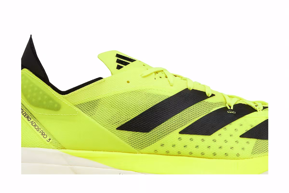 Adidas Adizero Adios Pro 3 Solar Yellow, view 3