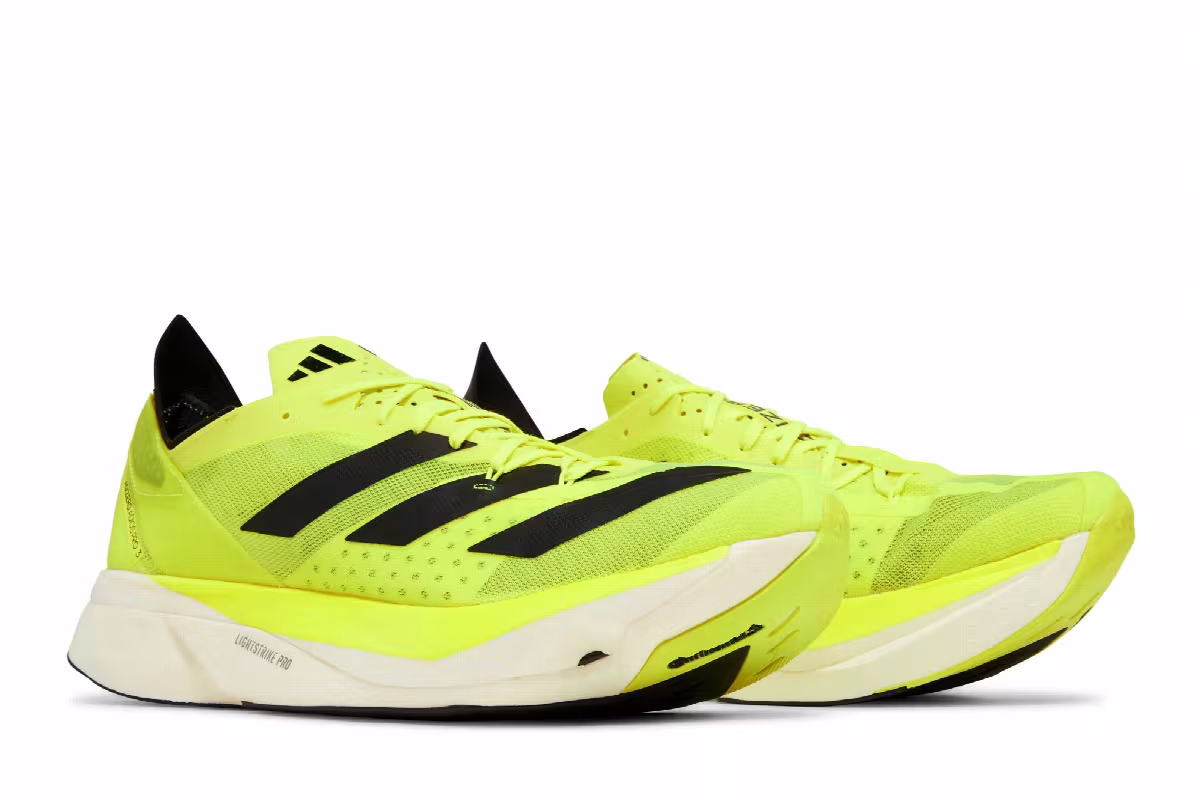 Adidas Adizero Adios Pro 3 Solar Yellow, view 9