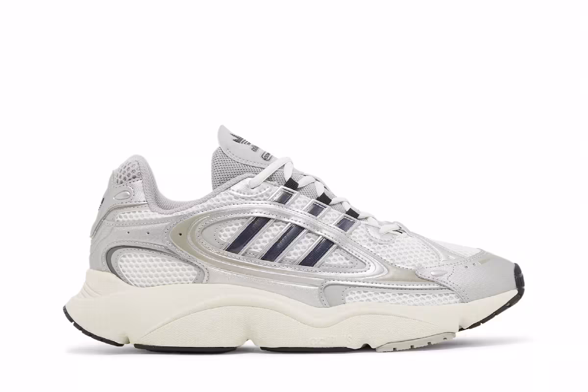 adidas Ozmillen Silver White Black, view 2