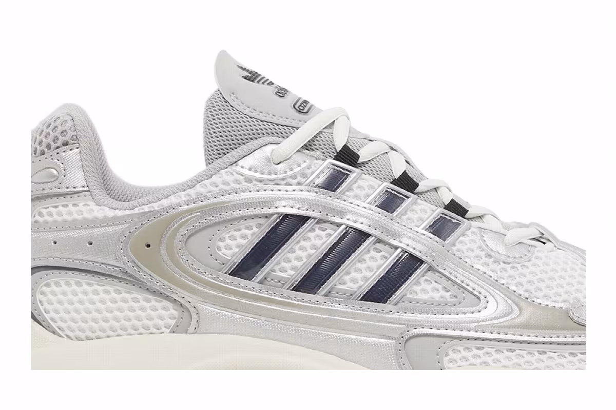 adidas Ozmillen Silver White Black, view 3