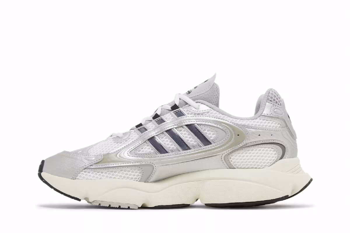 adidas Ozmillen Silver White Black, view 4