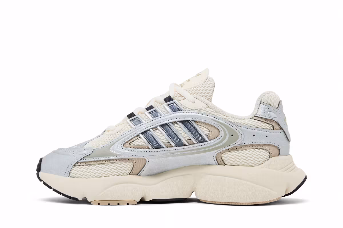 adidas Women's Ozmillen Chalk White Wonder Beige, view 4