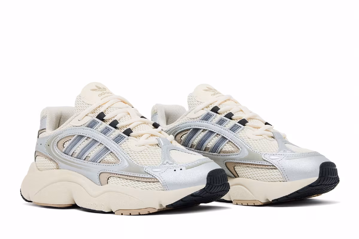 adidas Women's Ozmillen Chalk White Wonder Beige, view 9
