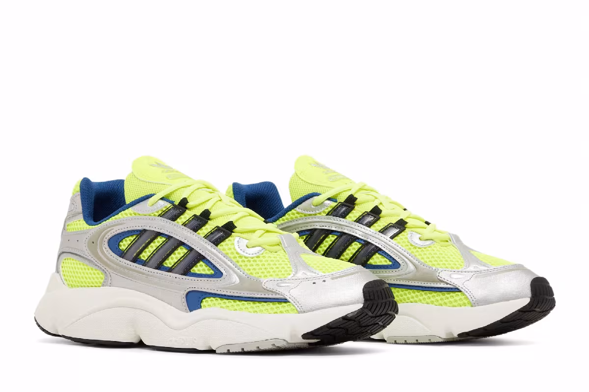 adidas Ozmillen Silver Solar Yellow, view 9
