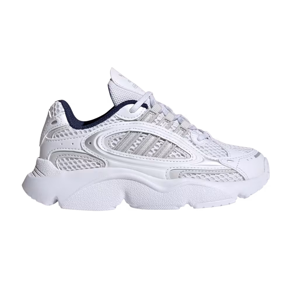 adidas Ozmillen Elastic Lace J White Bright Blue