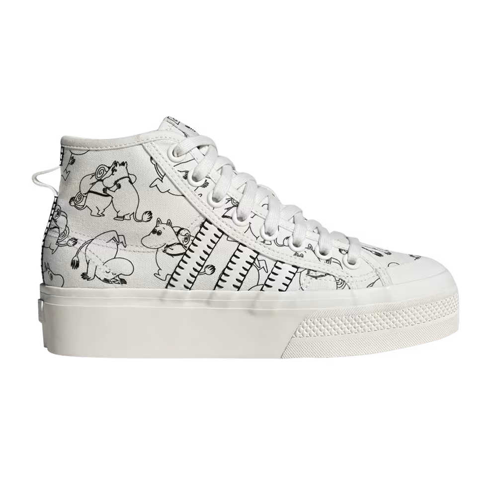 Moomin x adidas Women's Nizza Platform Mid Moominvalley Characters