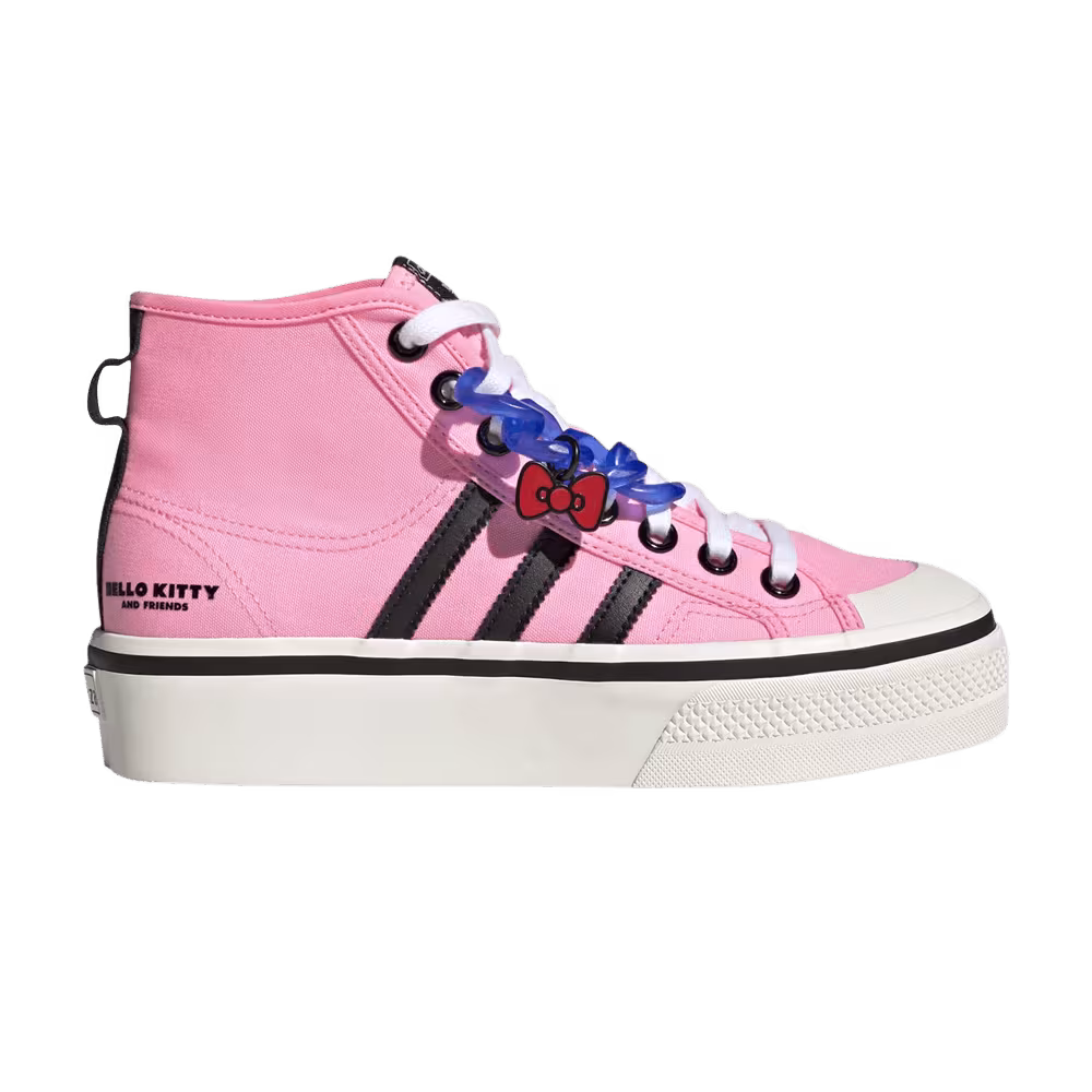 Hello Kitty x adidas Women's Nizza Platform Mid Hello Kitty and Friends
