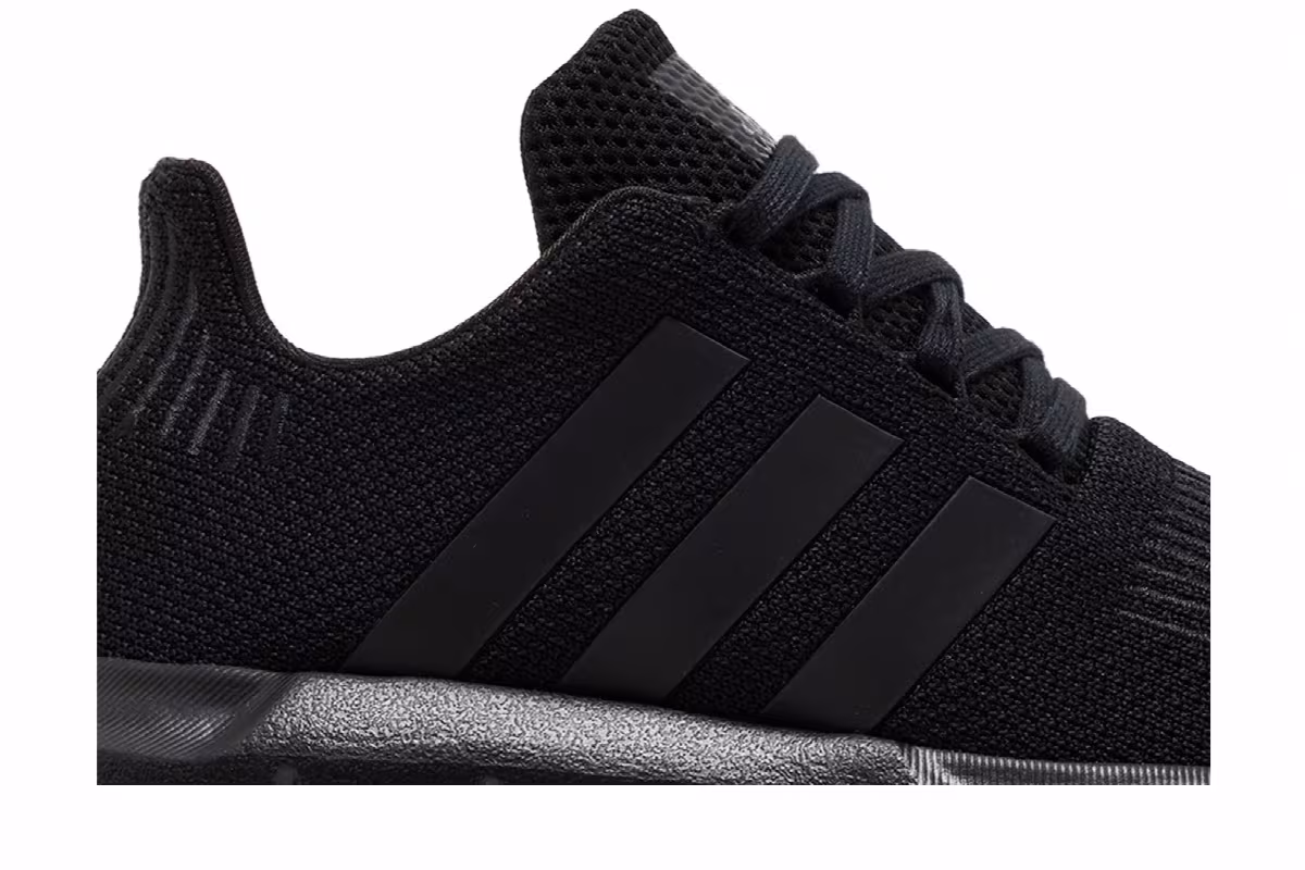 adidas Swift Run 1.0 Big Kid Black Gum, view 3