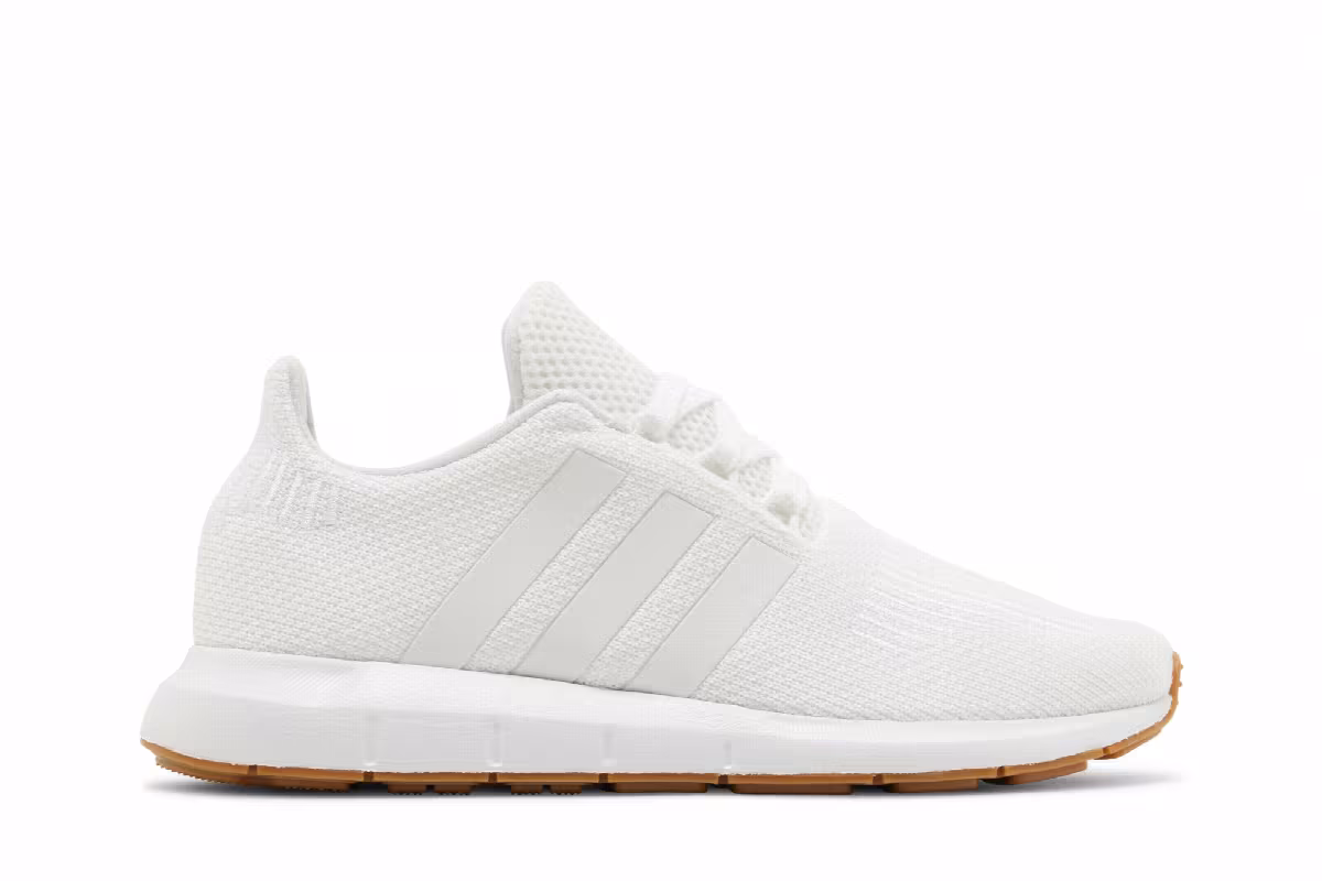 Adidas Swift Run 1.0 Big Kid White Gum, view 2