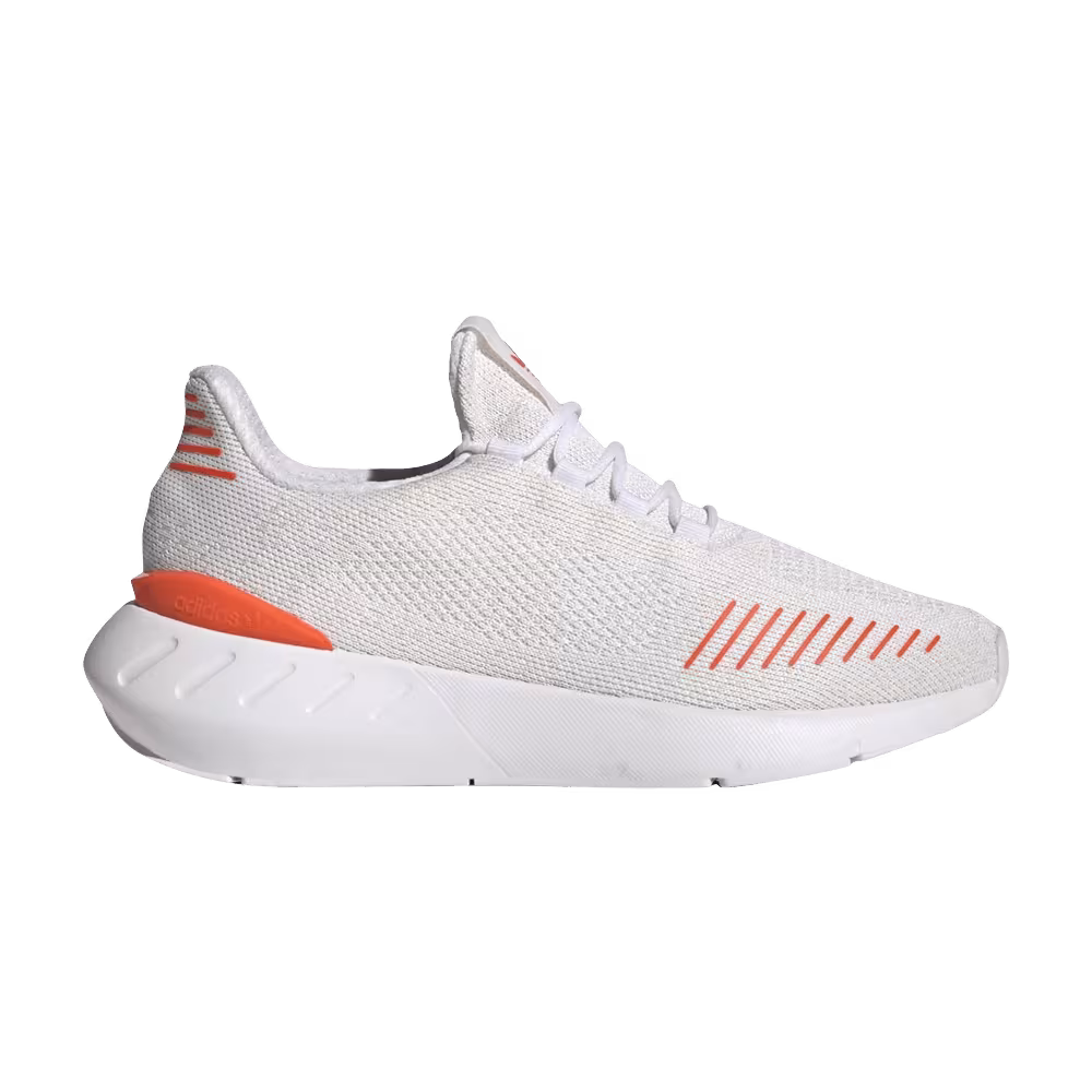 Adidas Women's Swift Run 22 White Impact Orange