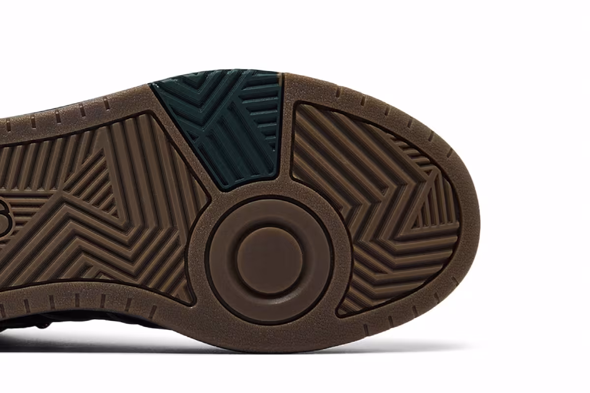 adidas Hoops 3.0 Mid Winter Black Shadow Green Gum, view 6