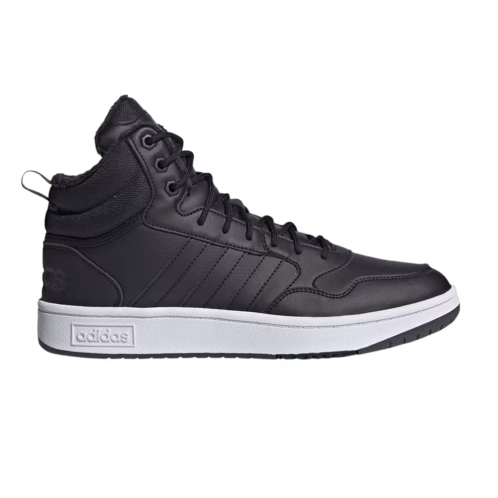 adidas Hoops 3.0 Mid Winter Black White