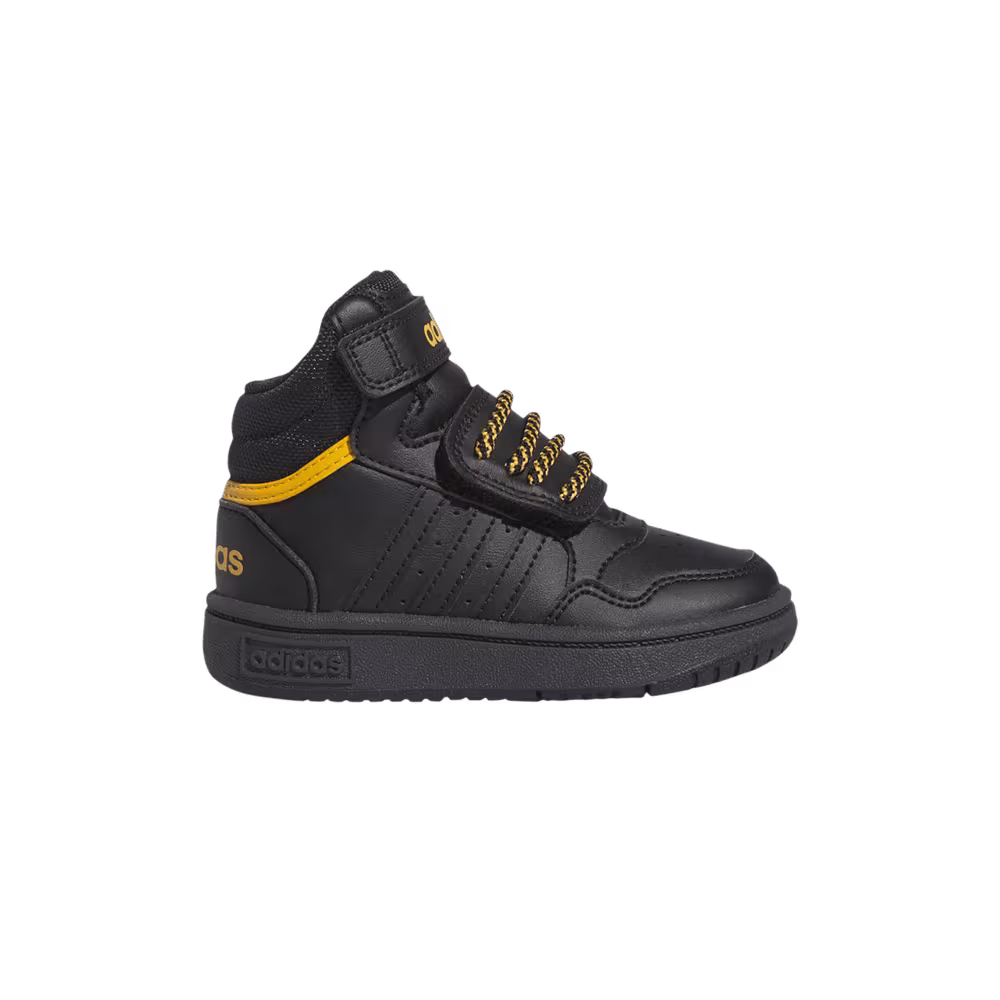 Adidas Hoops 3.0 Mid I Black Preloved Yellow