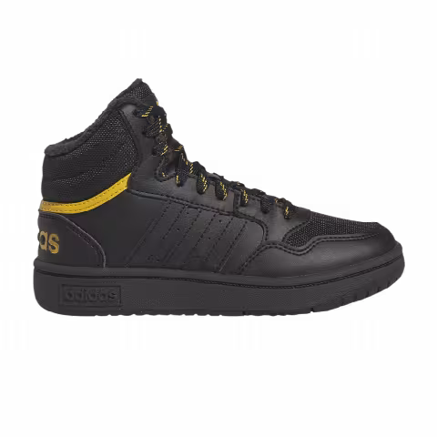 Adidas Hoops 3.0 Mid J 'Black Preloved Yellow'