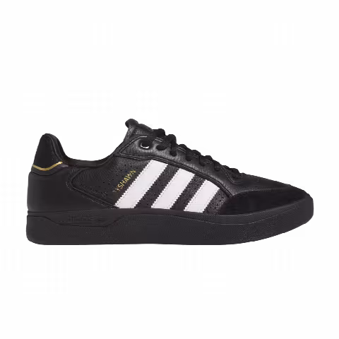 adidas Tyshawn Low 'Black White Gold Leather'