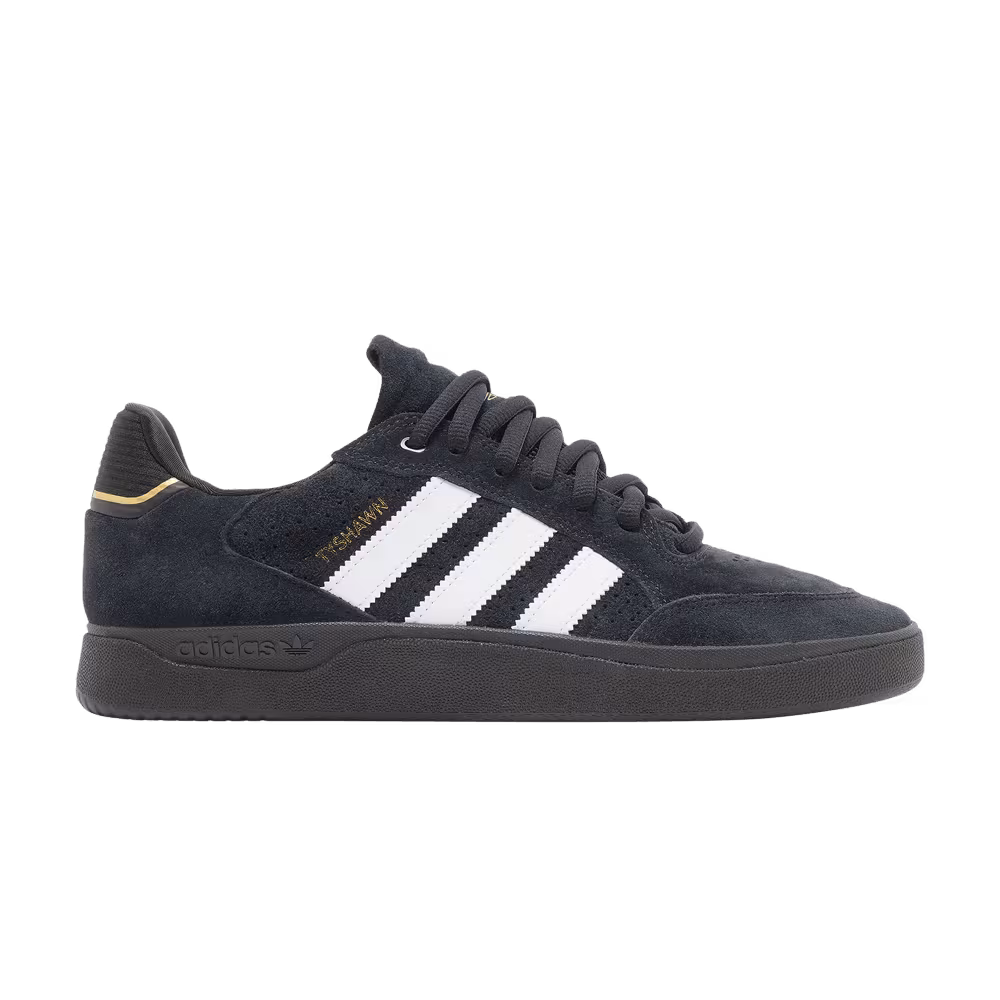 Adidas Tyshawn Low Black White Gold
