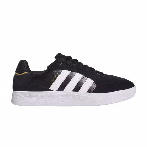 Adidas Tyshawn Low 'Black Gold Metallic Suede'