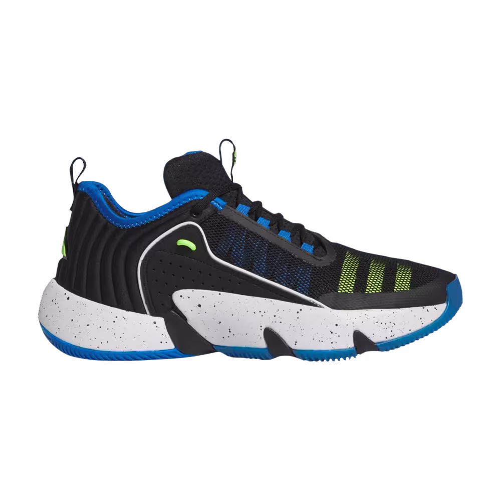 Adidas Trae Unlimited Black Lucid Lemon Blue Bird