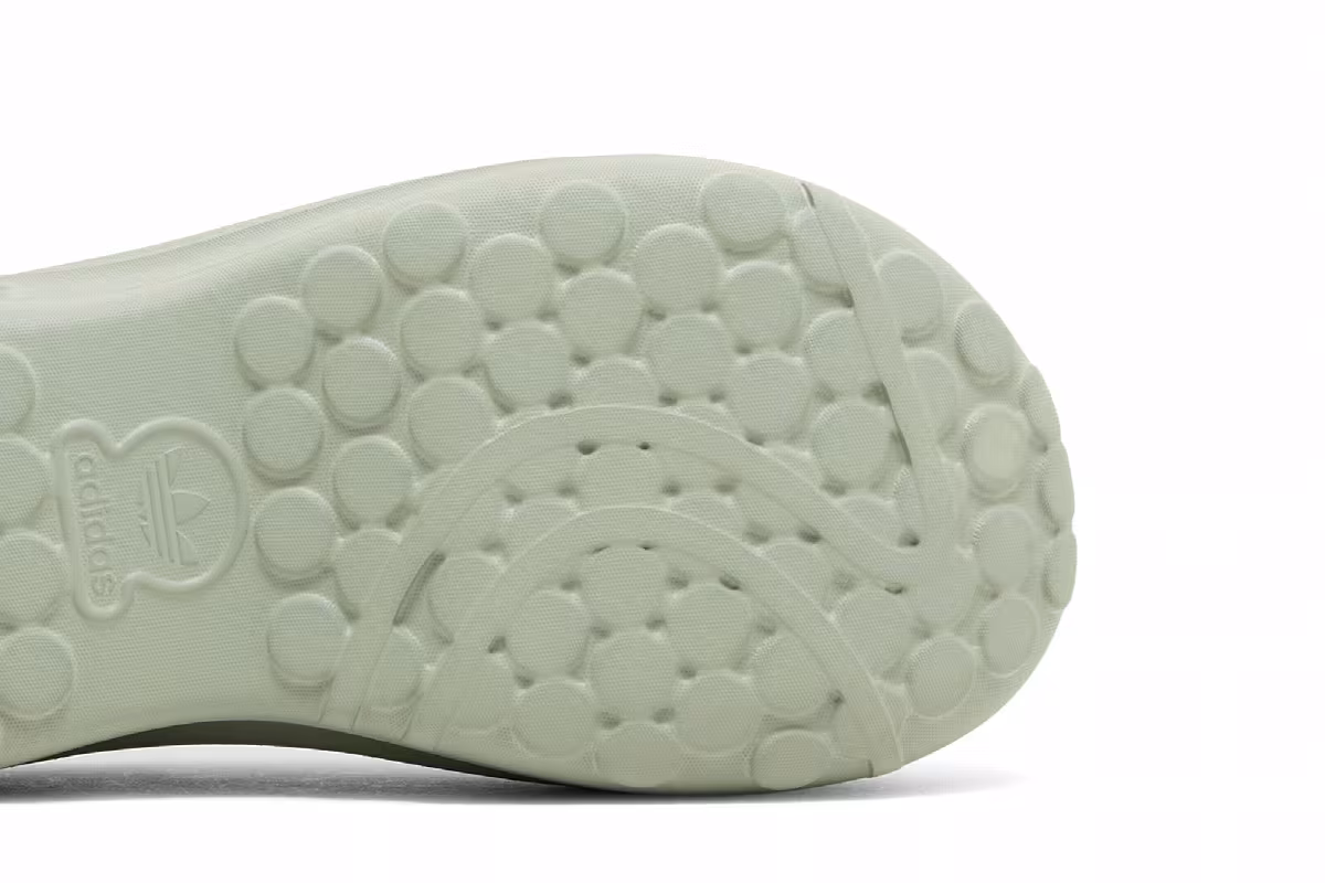 adidas Women's Adifom Stan Smith Mule Silver Green, view 6