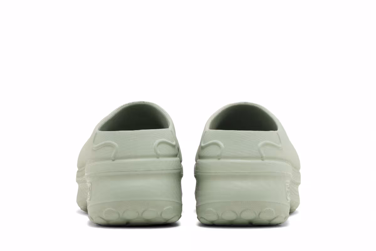 adidas Women's Adifom Stan Smith Mule Silver Green, view 7