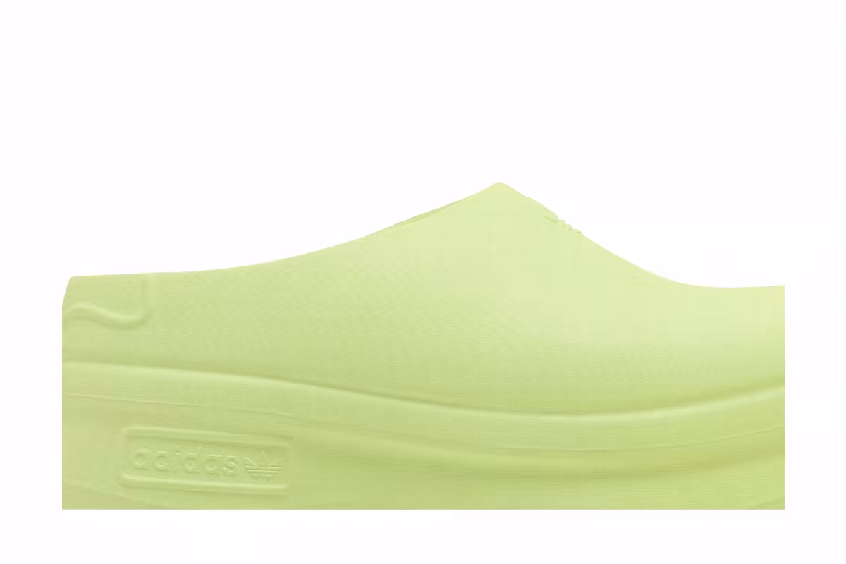 adidas Women's Adifom Stan Smith Mule Lucid Lemon, view 3