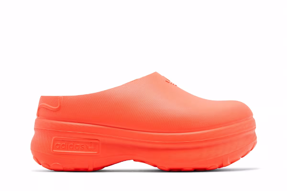 adidas Women's Adifom Stan Smith Mule Solar Red, view 2