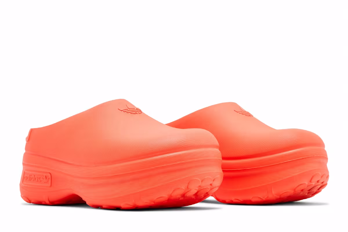 adidas Women's Adifom Stan Smith Mule Solar Red, view 9