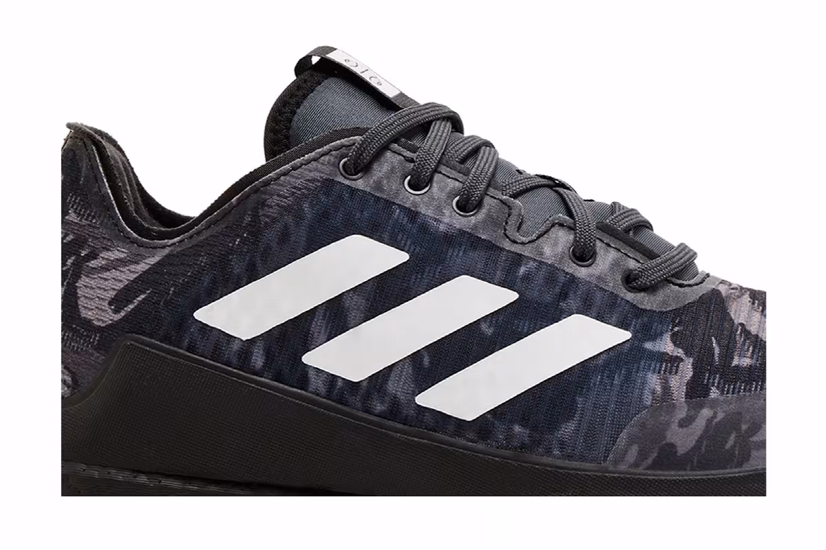 Adidas Women's Crazyflight Black White Camo, view 3