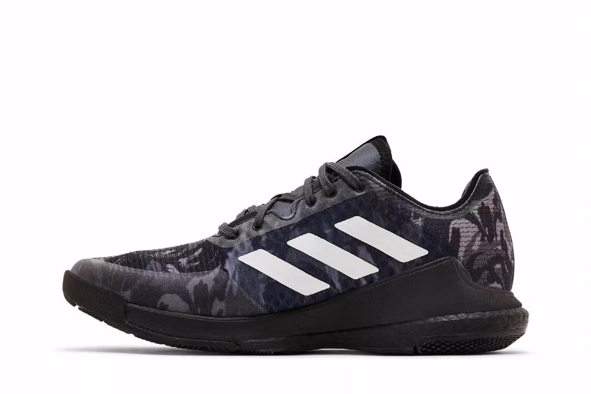 Adidas Women's Crazyflight Black White Camo, view 4
