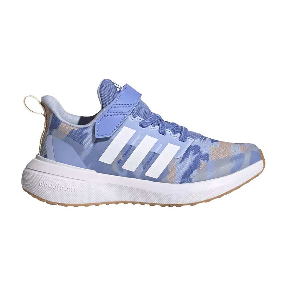 Adidas FortaRun 2.0 Cloudfoam EL Little Kid Blue Fusion Camo