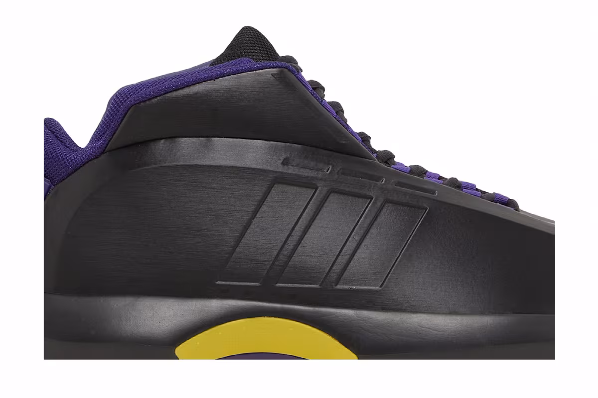 adidas Crazy 1 Lakers Away, view 3