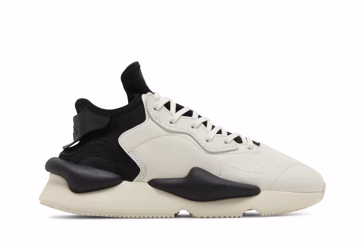 adidas Y-3 Kaiwa Off White Black, view 2