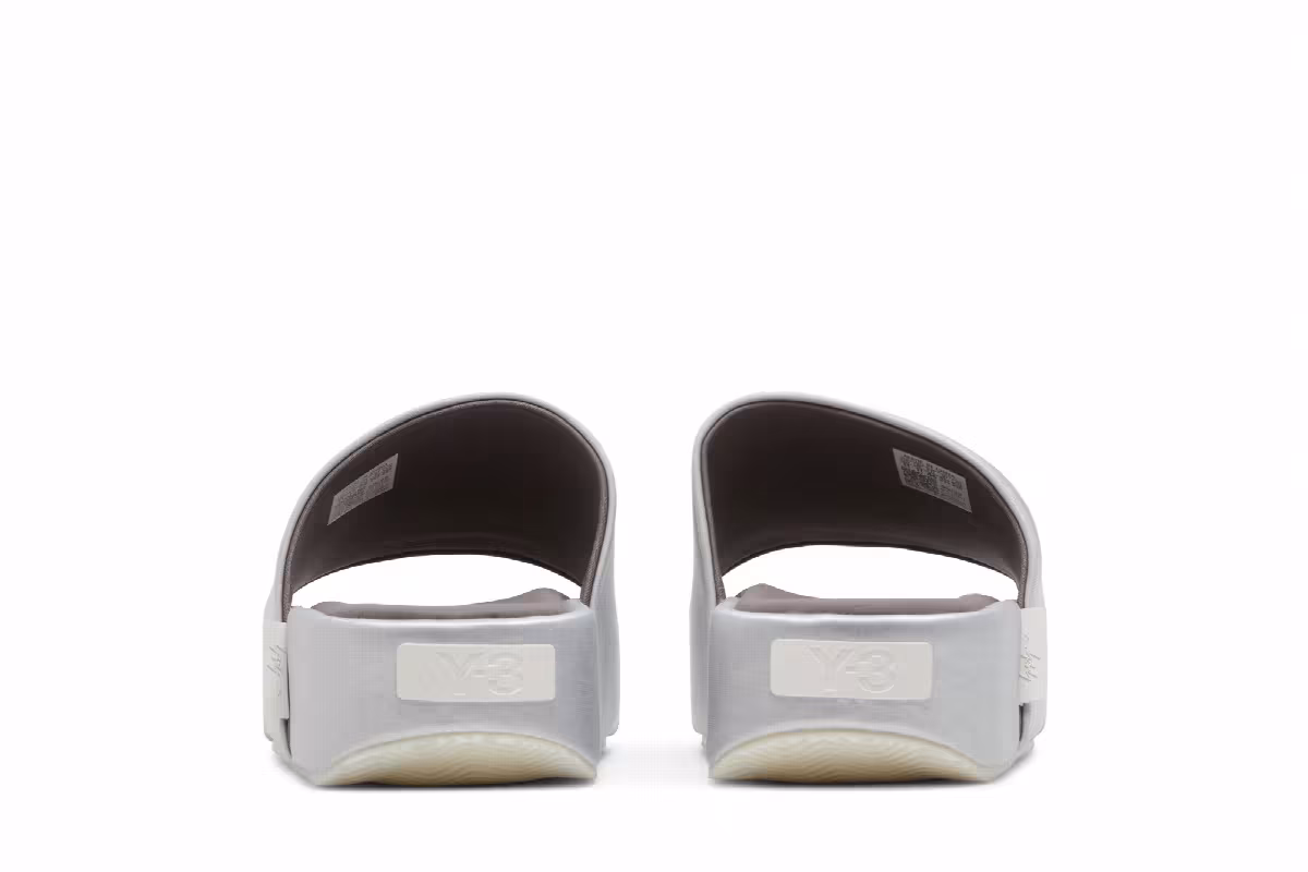 adidas Y-3 Slide Silver Metallic, view 7