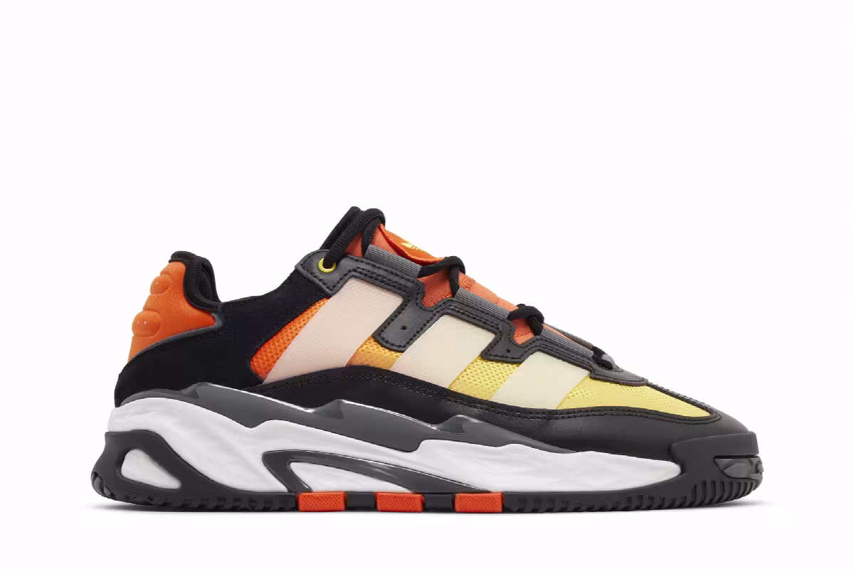 Adidas Niteball Black Impact Orange Gradient, view 2