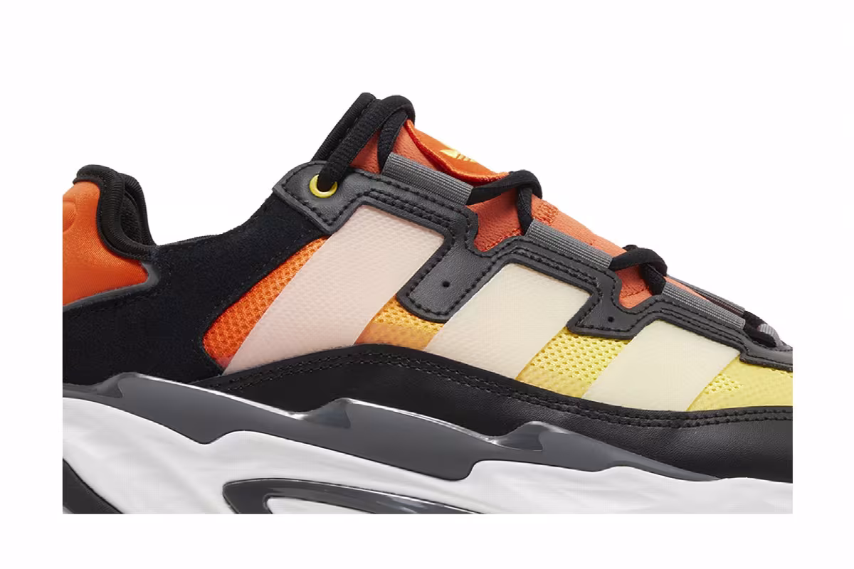 Adidas Niteball Black Impact Orange Gradient, view 3